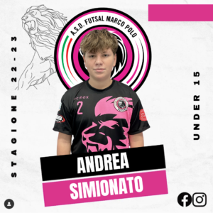 Futsal Marco Polo Under 15 - Numero 2 Simionato Andrea
