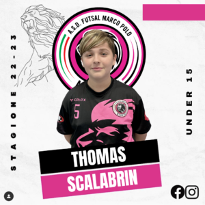 Futsal Marco Polo Under 15 - Numero 5 Scalabrin Thomas