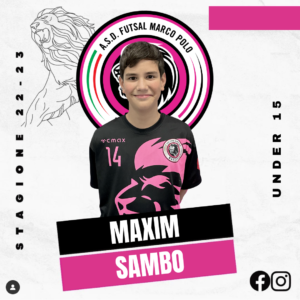 Futsal Marco Polo Under 15 - Numero 14 Sambo Maxim