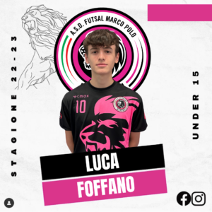 Futsal Marco Polo Under 15 - Numero 10 Foffano Luca